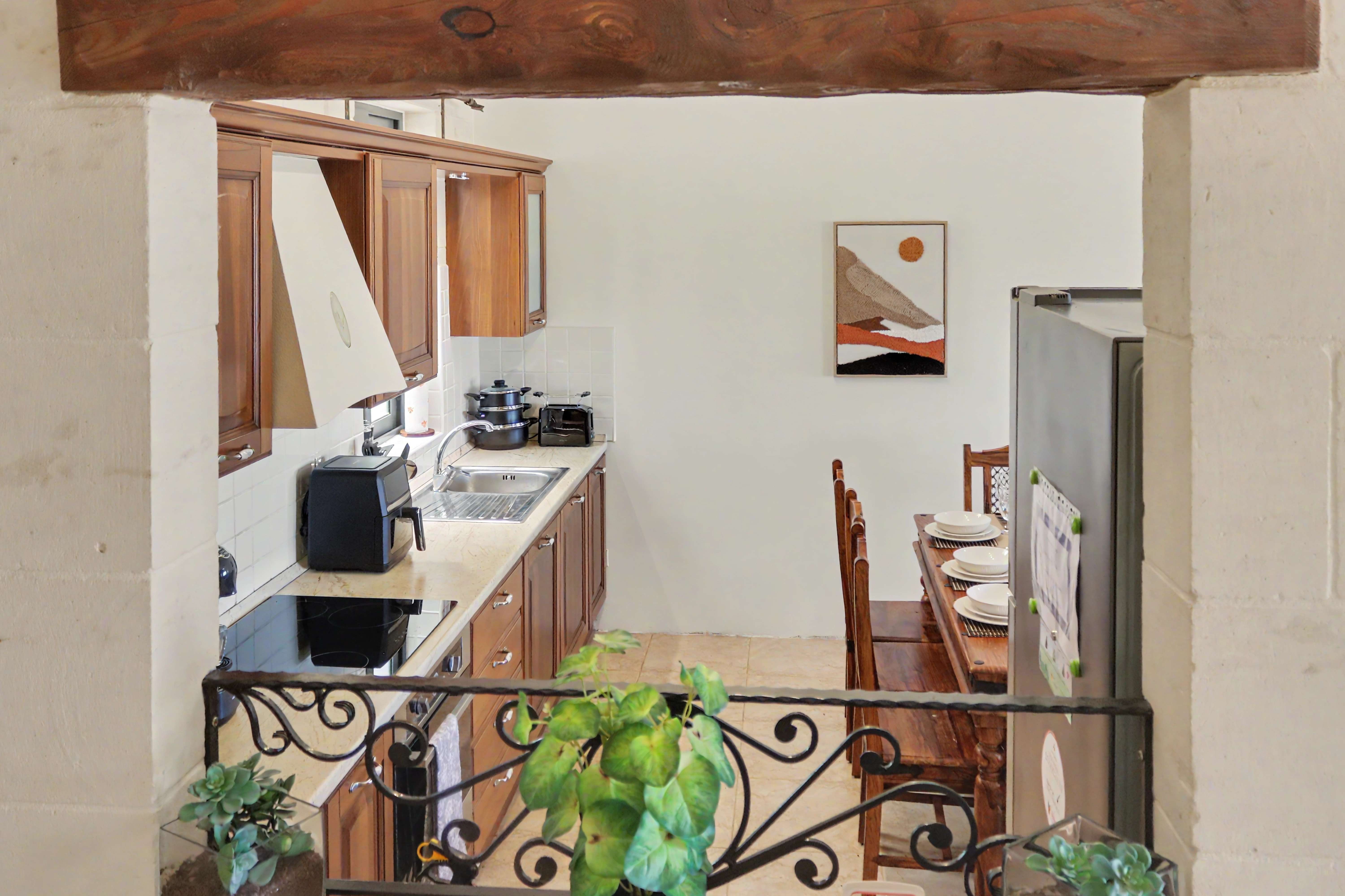 Kitchen and dining area