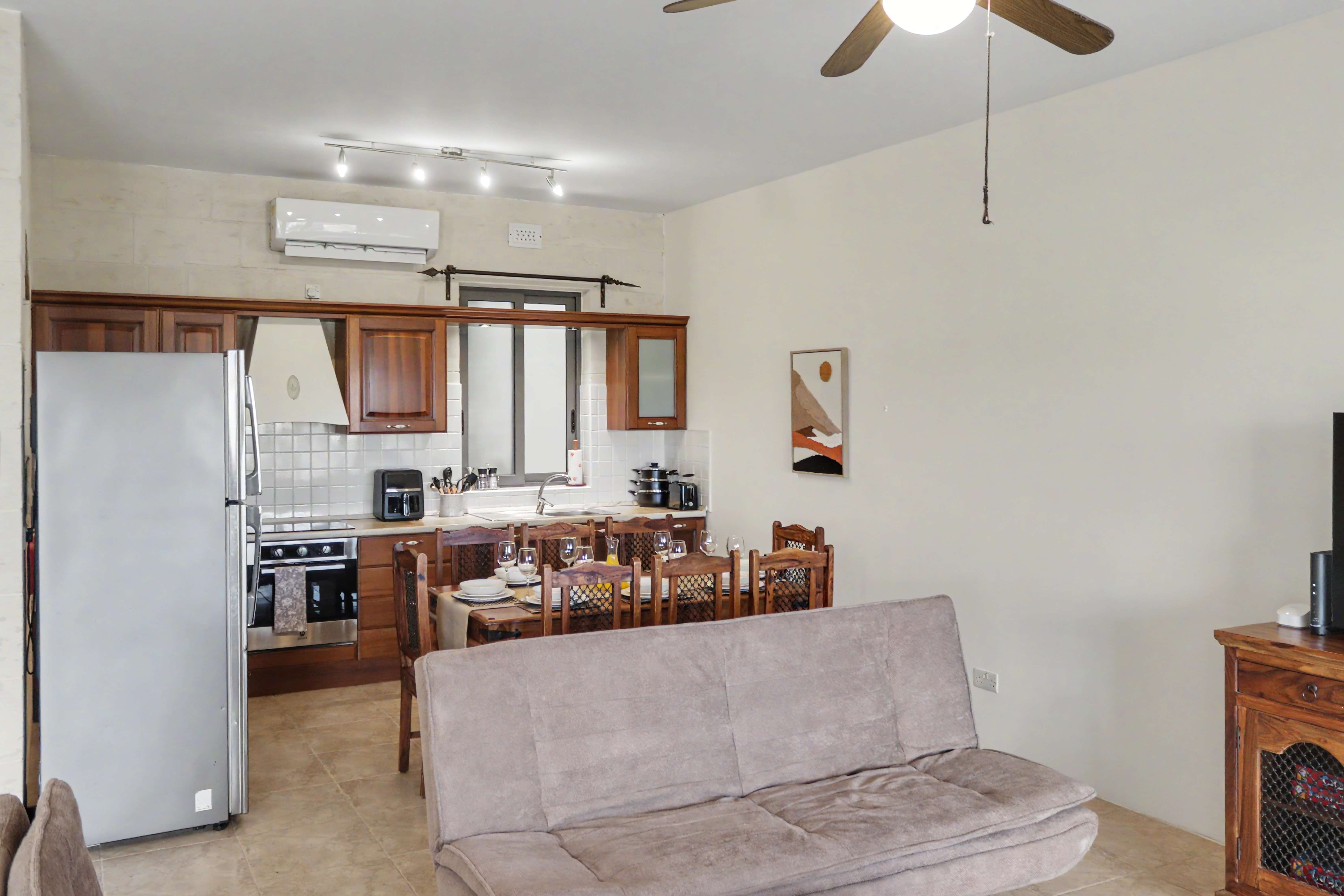 Open-plan living space